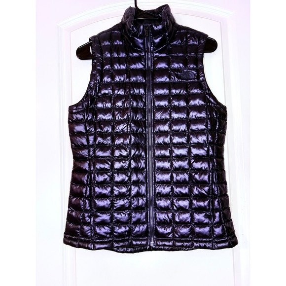 The North Face Women's Quilted Puffer Vest Black SZ Small  Insulated Gorpcore - Picture 2 of 5